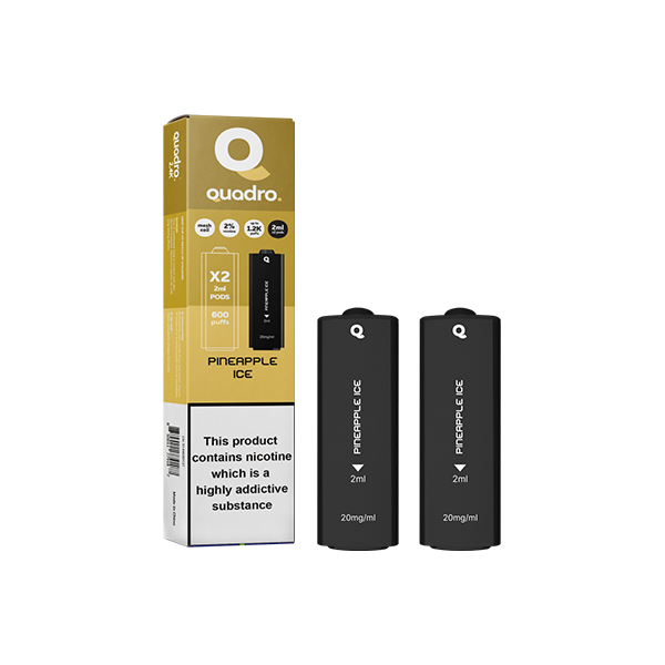 20mg Quadro 2.4k Replacement Pods - 2ml