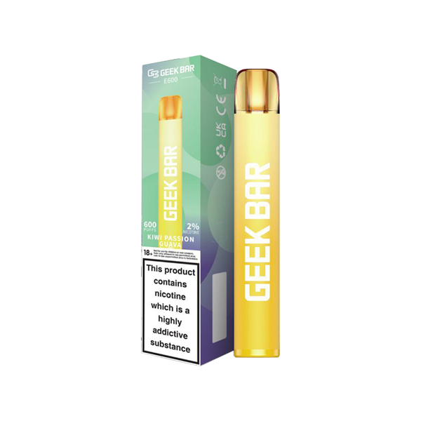 20mg Geekvape Geek Bar E600 Disposable Vape Device...