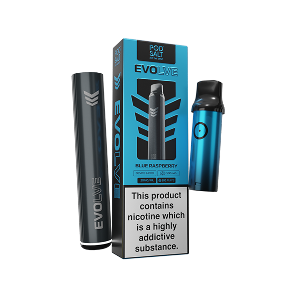 20mg Pod Salt Evolve Pen Starter Kit 600 Puff