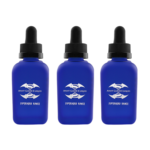 0mg Avant Garde E-liquid Superhero Range Range Gla...