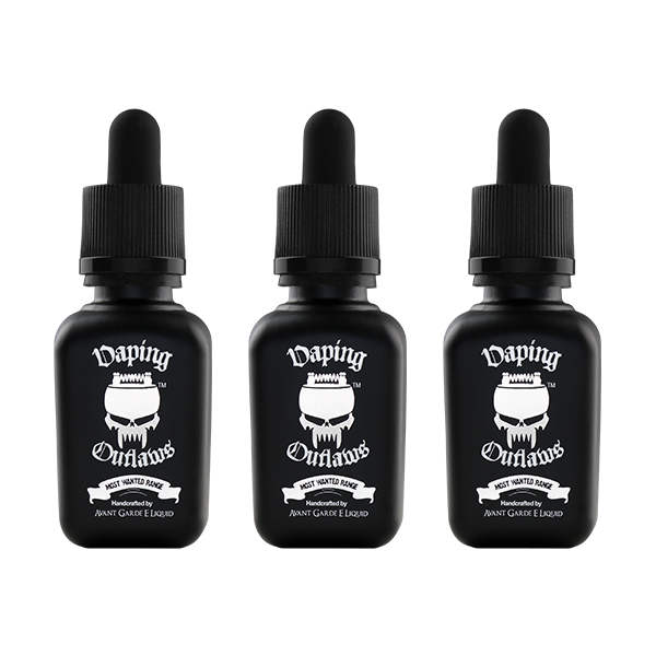 0mg Avant Garde E-liquid Vaping Outlaws Range Glas...