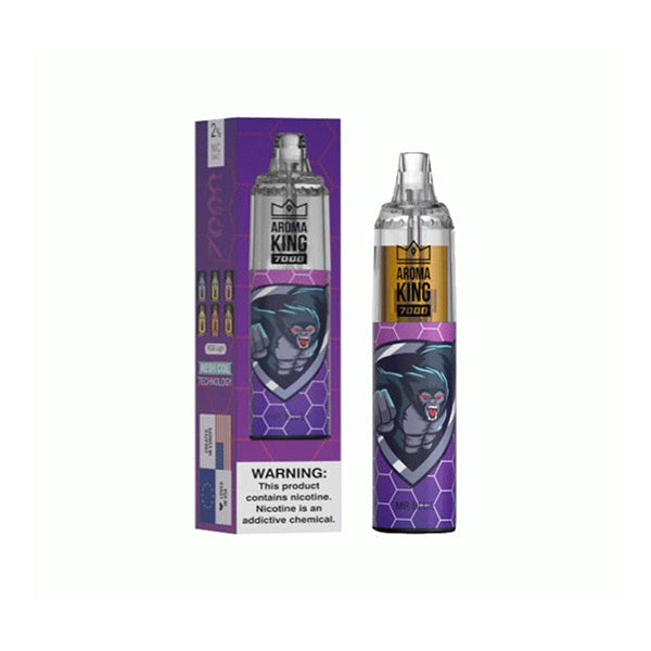 0mg Aroma King Tornado Disposable Vape Device 7000 Puffs