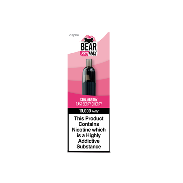 Bear Pro Max 10000 Puffs Includes 3X Nic Salts 20m...