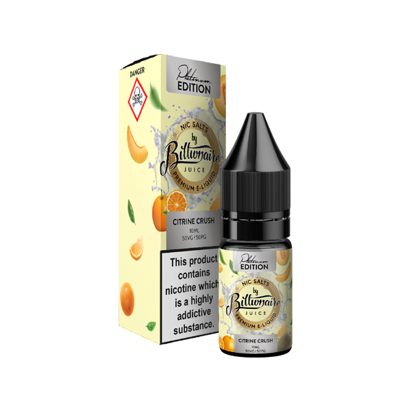 10mg Billionaire Juice Platinum Edition 10ml Nic S...