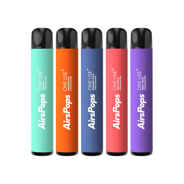 19mg AirsPops One Use Disposable Vape Device 800 P...