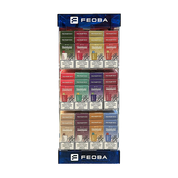 20mg Feoba Mary Eco Disposable 3 Tier Display Unit...