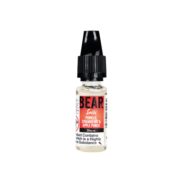 10mg Bear Flavours Vape 10ml Nic Salts (50VG/50PG)