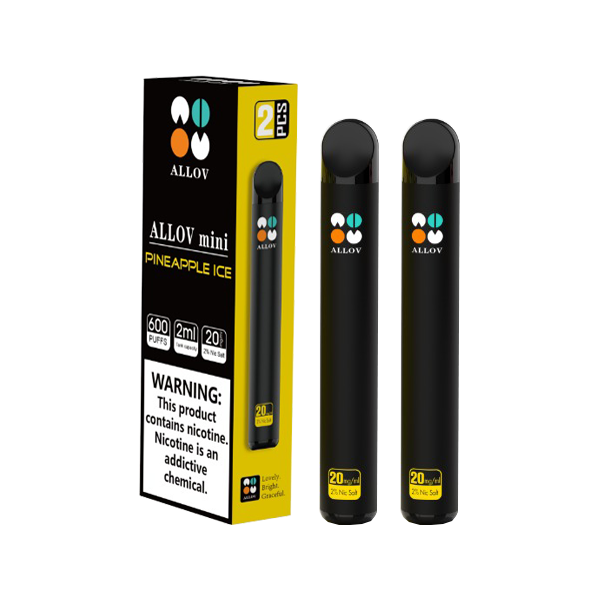 20mg Allov Mini Disposable Vape Device 600 Puffs 2...