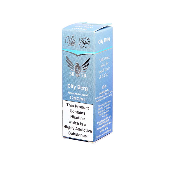 City Vape 18mg 10ml Flavoured E-liquid (30VG/70PG)