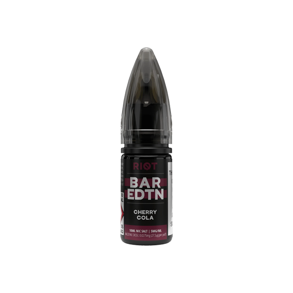 10mg Riot E-liquid BAR EDTN 10ml Nic Salts (50VG/50PG)