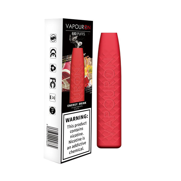 20mg Vapouron Bar Disposable Vape Pod 680 Puffs