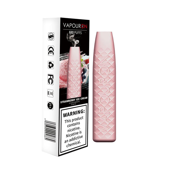 20mg Vapouron Bar Disposable Vape Pod 680 Puffs