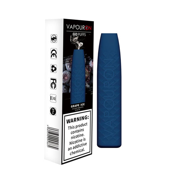 20mg Vapouron Bar Disposable Vape Pod 680 Puffs