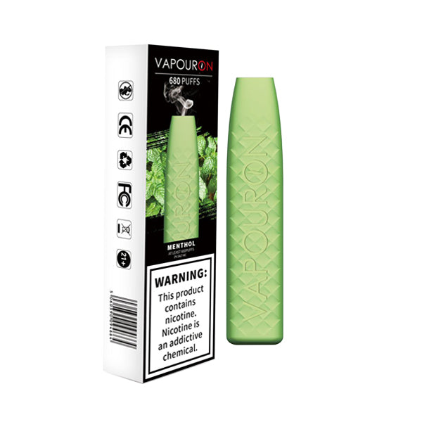 20mg Vapouron Bar Disposable Vape Pod 680 Puffs