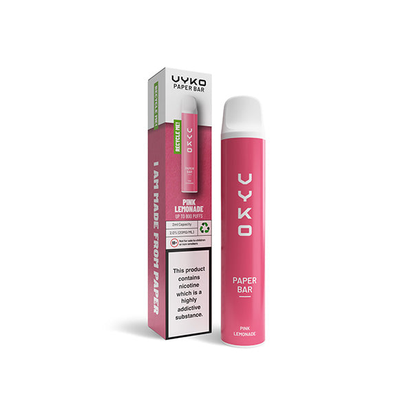 20mg VYKO (99% Plastic Free) Paper Bar Disposable ...