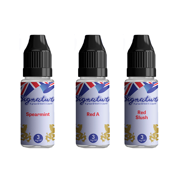 12mg Signature Flavours TPD 10ml E-Liquid (80VG/20PG)