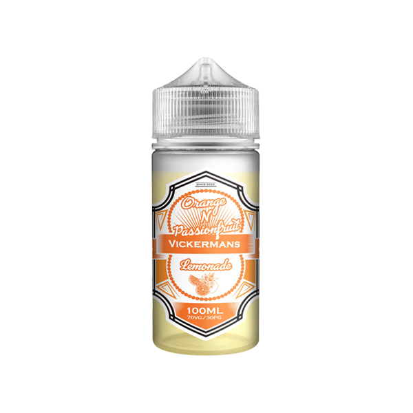 Vickermans Lemonade 100ml Shortfill 0mg (70VG/30PG...