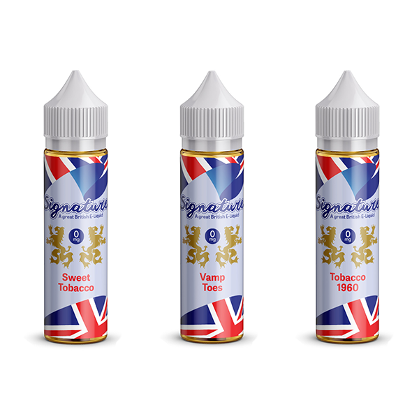 Signature Flavours 50ml E-liquid 0mg (50VG/50PG)