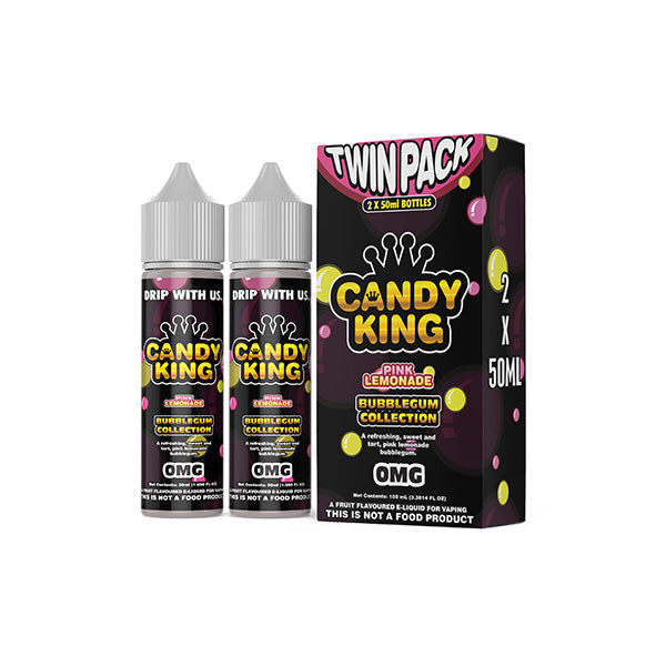 Candy King By Drip More 50ml Shortfill 0mg Twin Pa...