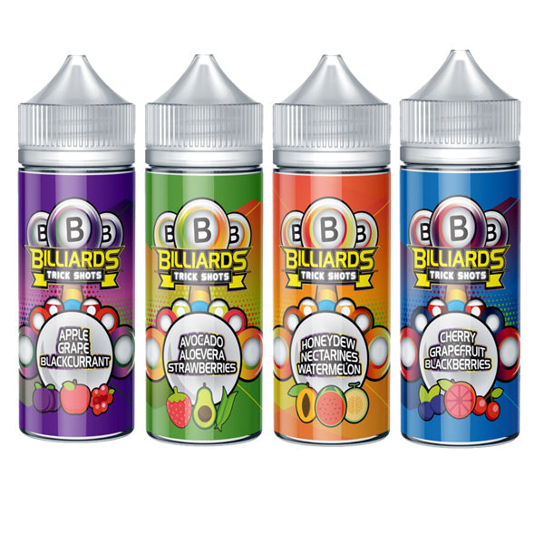 Billiards Trick Shots Range 100ml Shortfill 0mg (7...