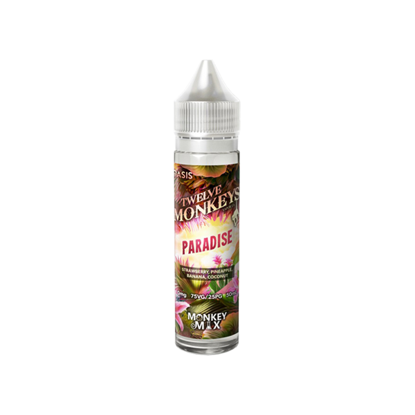 Oasis by Twelve Monkeys 50ml Shortfill 0mg (75VG/2...