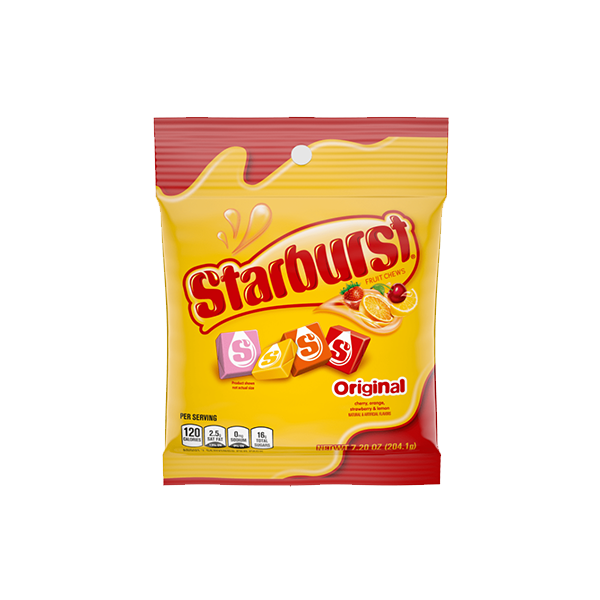 USA Starburst originals Share Bag - 204g