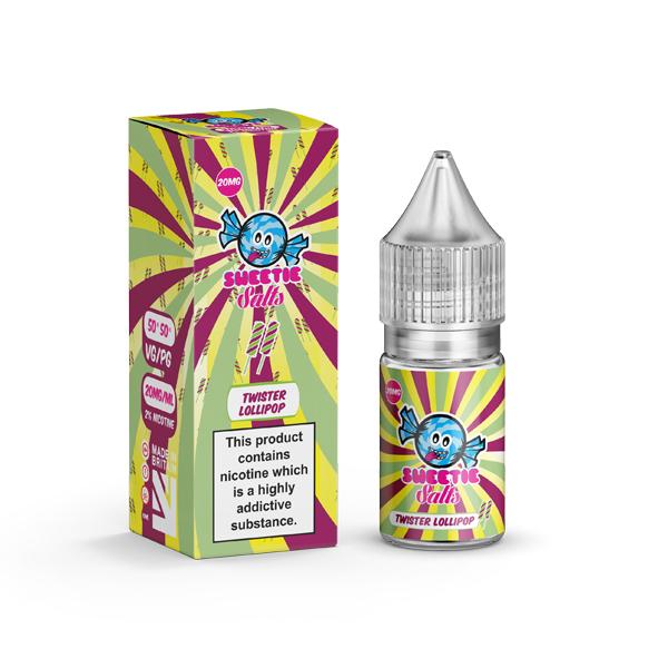 18mg Twister Lollipop By Liqua Vape 10ml Flavoured...