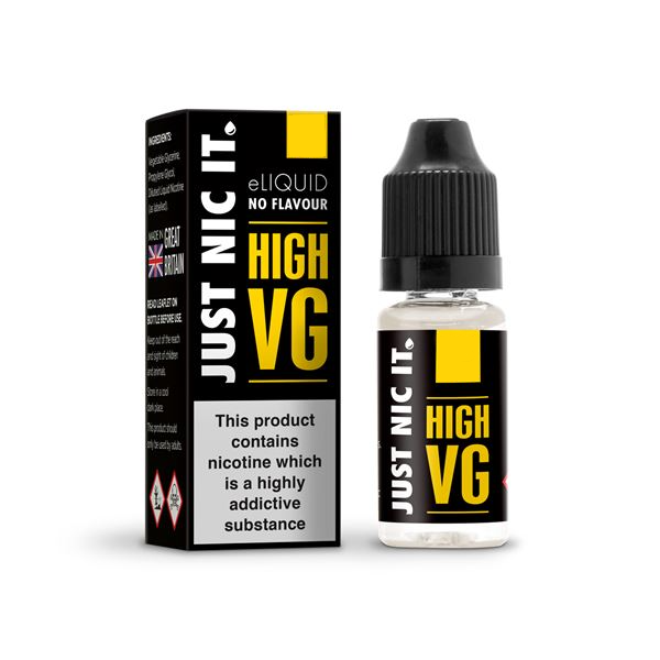 18mg Just Nic It Black Edition Nic Shot 10ml (80VG...