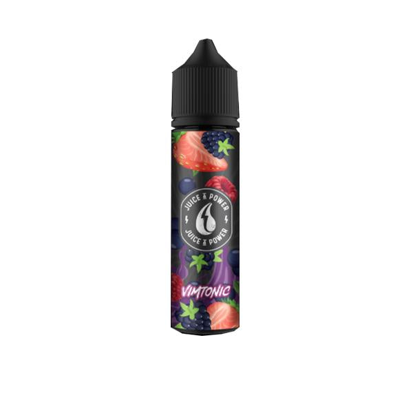 Juice N' Power Fruit Range 50ml Shortfill 0mg (70VG/30PG)