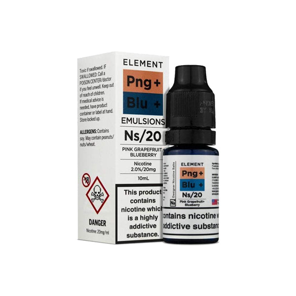 20MG Element Designer 10ML Flavoured Nic Salts