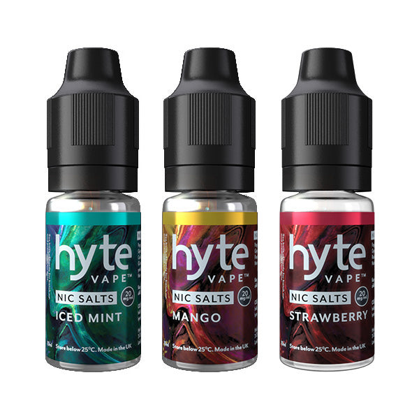 20mg Hyte Vape 10ml Nic Salts (50VG/50PG)