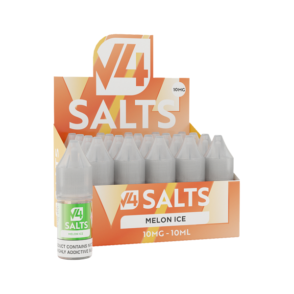 10mg V4 Salts 10ml Nic Salts (50VG/50PG) - Pack of...