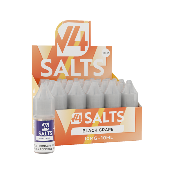 10mg V4 Salts 10ml Nic Salts (50VG/50PG) - Pack of 20