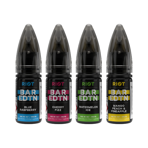 20mg Riot E-liquid BAR EDTN 10ml Nic Salts (50VG/5...