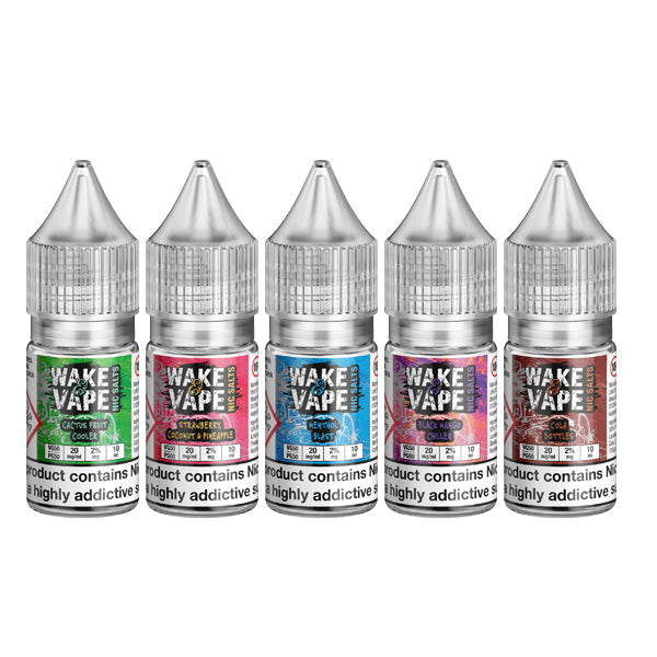 10mg Wake N Vape 10ml Nic Salts (50VG/50PG)