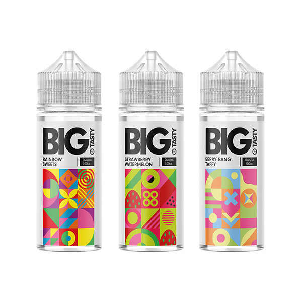 The Big Tasty Candy Rush 100ml Shortfill 0mg (70VG...