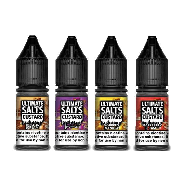 20MG Ultimate Puff Salts Custard 10ML Flavoured Ni...