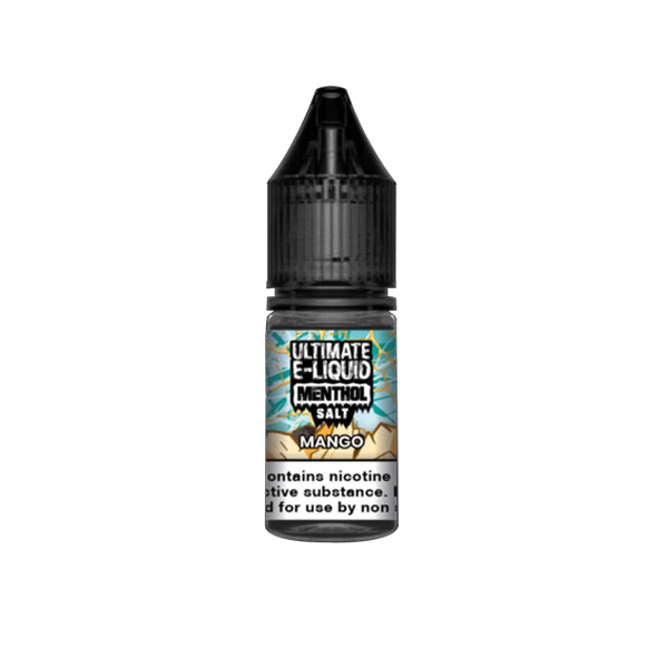 20mg Ultimate E-liquid Menthol Nic Salts 10ml (50V...